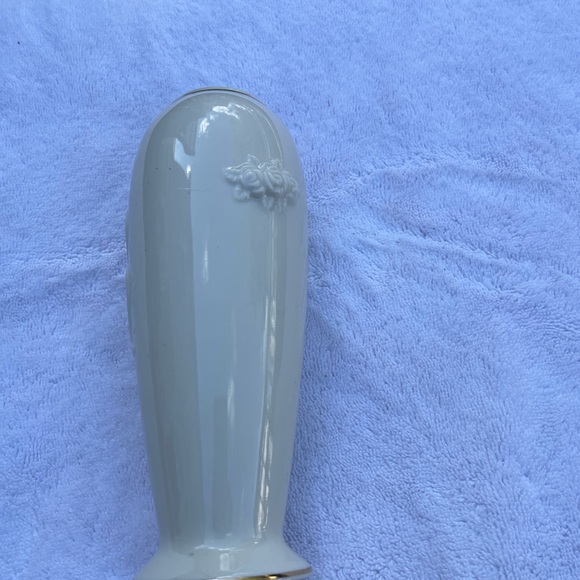 Lenox Porcelain vase rose and gold trim - Picture 2 of 5